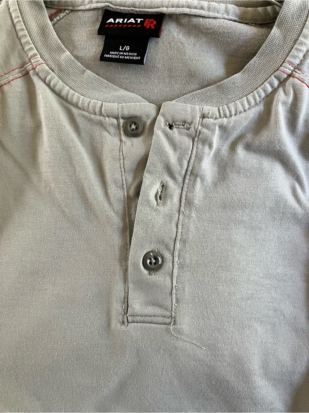 ARIAT FR GREY Henley plus Blue Henley - Picture 6 of 16